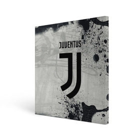 Холст квадратный с принтом Juventus New , 100% ПВХ |  | cr7 | juve | juventus | ronaldo | texture | брызги красок | герб италии | гранж | звезда | роналдо | текстура | флаг италии | ювентус