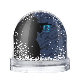 Снежный шар с принтом TEAM LIQUID E-SPORT CS GO , Пластик | Изображение внутри шара печатается на глянцевой фотобумаге с двух сторон | 2019 | blue | cs go | cybersport | esport | liquid | logo | pro league | team | team liquid | киберспорт | логотип | тим ликвид | фирменные цвета