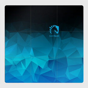 Магнитный плакат 3Х3 с принтом TEAM LIQUID E-SPORT , Полимерный материал с магнитным слоем | 9 деталей размером 9*9 см | 2019 | blue | cybersport | esport | liquid | logo | pro league | team | team liquid | киберспорт | логотип | тим ликвид | фирменные цвета