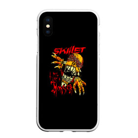 Чехол для iPhone XS Max матовый с принтом Skillet , Силикон | Область печати: задняя сторона чехла, без боковых панелей | skilet | skillet | альтернативный | гранж | группа | джен леджер | джон купер | индастриал | кори купер | метал | ню | пост | рок | сет моррисон | симфоник | скилет | хард | христианский