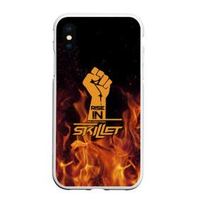 Чехол для iPhone XS Max матовый с принтом Rise in revolution - Skillet , Силикон | Область печати: задняя сторона чехла, без боковых панелей | skilet | skillet | альтернативный | гранж | группа | джен леджер | джон купер | индастриал | кори купер | метал | ню | пост | рок | сет моррисон | симфоник | скилет | хард | христианский