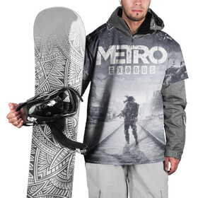 Накидка на куртку 3D с принтом Metro Exodus: Артём , 100% полиэстер |  | Тематика изображения на принте: 4a games | deep silver | metro | метро