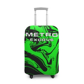 Чехол для чемодана 3D с принтом Метро: Исход , 86% полиэфир, 14% спандекс | двустороннее нанесение принта, прорези для ручек и колес | 2033 | 2035 | exodus | horror | metro | survival | артем | игры | исход | спарта | стелс | шутер | экшен