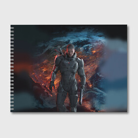 Альбом для рисования с принтом Mass Effect 3 , 100% бумага
 | матовая бумага, плотность 200 мг. | action | edition | rpg | shooter | special | геты | жнецы | инженер | разведчик | солдат | страж | цербер | штурмовик | шутер