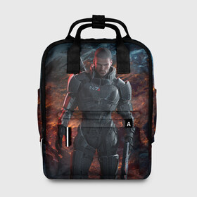 Женский рюкзак 3D с принтом Mass Effect 3 , 100% полиэстер | лямки с регулируемой длиной, сверху ручки, чтобы рюкзак нести как сумку. Основное отделение закрывается на молнию, как и внешний карман. Внутри два дополнительных кармана, один из которых закрывается на молнию. По бокам два дополнительных кармашка, куда поместится маленькая бутылочка
 | Тематика изображения на принте: action | edition | rpg | shooter | special | геты | жнецы | инженер | разведчик | солдат | страж | цербер | штурмовик | шутер