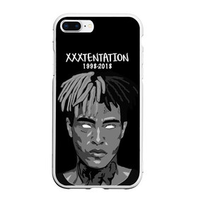 Чехол для iPhone 7Plus/8 Plus матовый с принтом Xxxtentation RIP , Силикон | Область печати: задняя сторона чехла, без боковых панелей | Тематика изображения на принте: at | i | look | me | p | r | r.i.p. | revenge | rip | x | xtentation | xxx | рэп