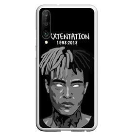 Чехол для Honor P30 с принтом Xxxtentation RIP , Силикон | Область печати: задняя сторона чехла, без боковых панелей | Тематика изображения на принте: at | i | look | me | p | r | r.i.p. | revenge | rip | x | xtentation | xxx | рэп