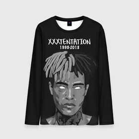 Мужской лонгслив 3D с принтом Xxxtentation RIP , 100% полиэстер | длинные рукава, круглый вырез горловины, полуприлегающий силуэт | at | i | look | me | p | r | r.i.p. | revenge | rip | x | xtentation | xxx | рэп