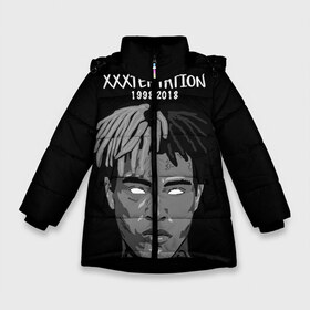 Зимняя куртка для девочек 3D с принтом Xxxtentation RIP , ткань верха — 100% полиэстер; подклад — 100% полиэстер, утеплитель — 100% полиэстер. | длина ниже бедра, удлиненная спинка, воротник стойка и отстегивающийся капюшон. Есть боковые карманы с листочкой на кнопках, утяжки по низу изделия и внутренний карман на молнии. 

Предусмотрены светоотражающий принт на спинке, радужный светоотражающий элемент на пуллере молнии и на резинке для утяжки. | Тематика изображения на принте: at | i | look | me | p | r | r.i.p. | revenge | rip | x | xtentation | xxx | рэп