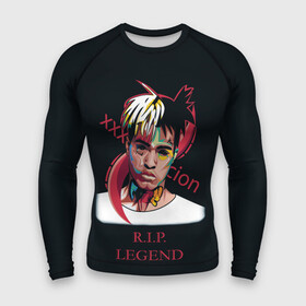 Мужской рашгард 3D с принтом XXXTentacion   RIP Legend 2 ,  |  | legend | r.i.p. | rap | rip | tentacion | xxxtentacion | джасей онфрой | икс | легенда | покойся с миром | рэп | тентаньсьен | тентасьён | тентасьон | экс