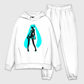 Мужской костюм хлопок OVERSIZE с принтом Силуэт Miku Hatsune ,  |  | anime | aquamarin | aquamarine | everlasting | hatsune | j pop | miku | projectdiva | singer | summer | vocaloid | аквамарин | аниме | бесконечное | вокалоид | лето | мику | певица | хацуне | хацунэ