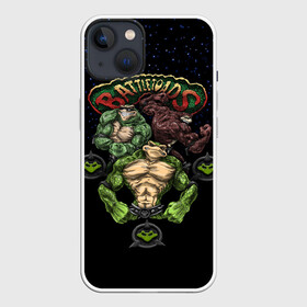 Чехол для iPhone 13 с принтом Battletoads ( Боевые Жабы ) ,  |  | 1991 | 90 е | 90 х | battletoads | dendy | game | nintendo | sega | боевые жабы | денди | игра | мутанты | нинтендо | приставка | сега