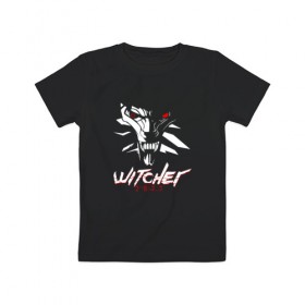 Детская футболка хлопок с принтом WITCHER 2077 (ВЕДЬМАК 2077) , 100% хлопок | круглый вырез горловины, полуприлегающий силуэт, длина до линии бедер | 2019 | cd project red | cyberpunk 2077 | future | hack | samurai | sci fi | the witcher | witcher 2077 | андроиды | безумие | будущее | ведьмак 2077 | киберпанк 2077 | логотип | роботы | самураи | фантастика | цифры
