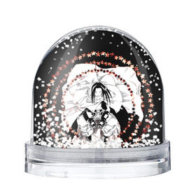 Снежный шар с принтом Хао Асакура , Пластик | Изображение внутри шара печатается на глянцевой фотобумаге с двух сторон | Тематика изображения на принте: shaman king | зик | король шаманов | манга | шаман кинг