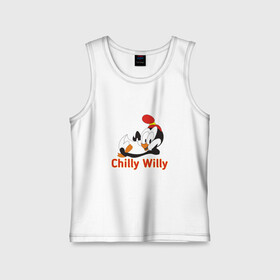 Детская майка хлопок с принтом Chilly Willy ,  |  | chilly | chilly willy | арт | животные | милые | мультфильмы | пингвины | чилли вилли