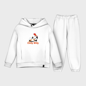 Детский костюм хлопок Oversize с принтом Chilly Willy ,  |  | chilly | chilly willy | арт | животные | милые | мультфильмы | пингвины | чилли вилли