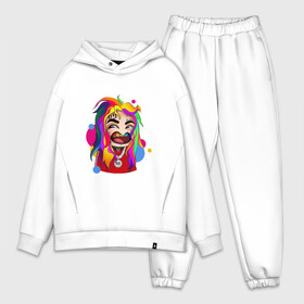 Мужской костюм хлопок OVERSIZE с принтом 6IX9INE COLORS ,  |  | 6ix9ine | sixnine | tekashi