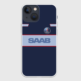 Чехол для iPhone 13 mini с принтом Saab ,  |  | Тематика изображения на принте: 9 3 epower | 9 x | 98 | ab | air | automobile | biohybrid | biopower | phoenix | saab | sport | авто | автомобиль | знак | лого | машина | сааб | саб | седан | символ | спорт | тачка | хэтчбек | эмблема