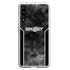 Чехол для Honor 20 с принтом Skillet , Силикон | Область печати: задняя сторона чехла, без боковых панелей | skilet | skillet | альтернативный | гранж | группа | джен леджер | джон купер | индастриал | кори купер | метал | ню | пост | рок | сет моррисон | симфоник | скилет | хард | христианский