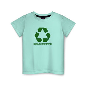 Детская футболка хлопок с принтом Boulevard Depo , 100% хлопок | круглый вырез горловины, полуприлегающий силуэт, длина до линии бедер | bdepo | boulevard depo | артем шатохин | булевард депо
