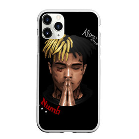 Чехол для iPhone 11 Pro матовый с принтом XXXtentacion (Alone 3D) , Силикон |  | alone | art | numb | rap | tentacion | xxxtentacion