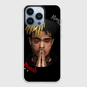 Чехол для iPhone 13 Pro с принтом XXXtentacion (Alone 3D) ,  |  | Тематика изображения на принте: alone | art | numb | rap | tentacion | xxxtentacion