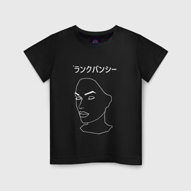 Детская футболка хлопок с принтом MIRRORS Sad Japanese Aesthetic , 100% хлопок | круглый вырез горловины, полуприлегающий силуэт, длина до линии бедер | 