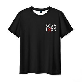 Мужская футболка 3D с принтом scarlxrd , 100% полиэфир | прямой крой, круглый вырез горловины, длина до линии бедер | scarlxrd | мариус
