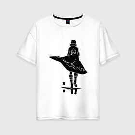Женская футболка хлопок Oversize с принтом Дырокоп Симон , 100% хлопок | свободный крой, круглый ворот, спущенный рукав, длина до линии бедер
 | gurren lagann | аниме | гуррен лаганн | симон