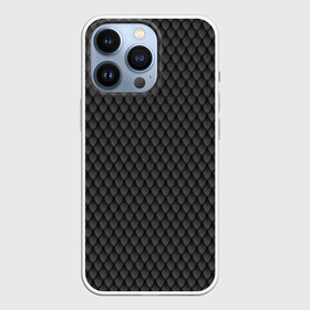 Чехол для iPhone 13 Pro с принтом Черный дракон ,  |  | змея | кожа | текстура | черный | черный дракон