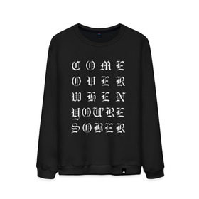 Мужской свитшот хлопок с принтом Come over when you`re sober , 100% хлопок |  | ahr | come | come over when you sober | gustav | lil peep | over | sober | ахр | гелик | густав | лил | лилпип | пип | реп | рок | рэп | хип хоп | эмо