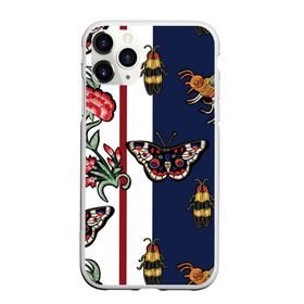 Чехол для iPhone 11 Pro матовый с принтом GG , Силикон |  | Тематика изображения на принте: bee | brand | butterfly | flower | flowers | gg | ggang | gucci | gucciagang | бабочка | бабочки | вышивка | гг | ггэнг | гуччи | гуччигэнг | пчела | пчелы | цветок | цветы