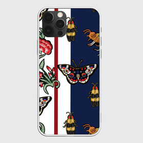 Чехол для iPhone 12 Pro Max с принтом GG , Силикон |  | Тематика изображения на принте: bee | brand | butterfly | flower | flowers | gg | ggang | gucci | gucciagang | бабочка | бабочки | вышивка | гг | ггэнг | гуччи | гуччигэнг | пчела | пчелы | цветок | цветы