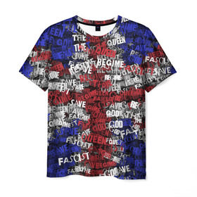 Мужская футболка 3D с принтом God Save the Queen! , 100% полиэфир | прямой крой, круглый вырез горловины, длина до линии бедер | punk | punk rock | rock | rock n roll | англия | великобритания | панк | панк рок | рок | рок н ролл | флаг