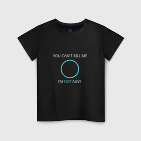 Детская футболка хлопок с принтом Detroit Become Human , 100% хлопок | круглый вырез горловины, полуприлегающий силуэт, длина до линии бедер | android | dbh | detroit | detroit become human | deviant | game | gamer | андроид | девиант | детройт | игра