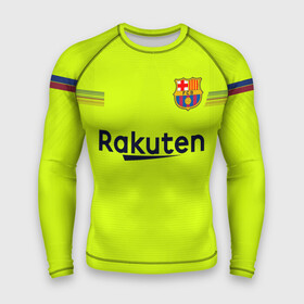 Мужской рашгард 3D с принтом Messi away 18 19 ,  |  | barcelona | champions | league | lionel | messi | spain | барселона | испания | лига | лионель | месси | чемпионов