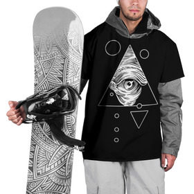 Накидка на куртку 3D с принтом Всевидящее око , 100% полиэстер |  | Тематика изображения на принте: tattoo | в треугольнике | всевидящее око | всевидящий глаз | зрачок | пирамида | тату