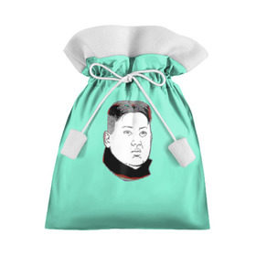 Подарочный 3D мешок с принтом Ким чен ын , 100% полиэстер | Размер: 29*39 см | 