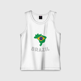 Детская майка хлопок с принтом Бразилия ,  |  | brasil | brazil | football | goal | neymar | sport | team | бразилия | гол | игрок | марсело | мяч | неймар | спорт | тренер | футбол | чемпион | чемпионат