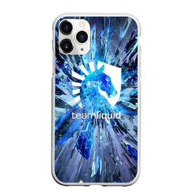 Чехол для iPhone 11 Pro Max матовый с принтом TEAM LIQUID E-SPORT , Силикон |  | 2019 | blue | cybersport | esport | liquid | logo | pro league | team | team liquid | киберспорт | логотип | тим ликвид | фирменные цвета