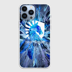 Чехол для iPhone 13 Pro Max с принтом TEAM LIQUID E SPORT ,  |  | 2019 | blue | cybersport | esport | liquid | logo | pro league | team | team liquid | киберспорт | логотип | тим ликвид | фирменные цвета