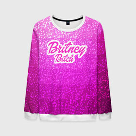 Мужской свитшот 3D с принтом Britney Bitch _pink , 100% полиэстер с мягким внутренним слоем | круглый вырез горловины, мягкая резинка на манжетах и поясе, свободная посадка по фигуре | Тематика изображения на принте: baby one more time | britney spears | oops | бритни спирс