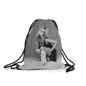 Рюкзак-мешок 3D с принтом Britney _ , 100% полиэстер | плотность ткани — 200 г/м2, размер — 35 х 45 см; лямки — толстые шнурки, застежка на шнуровке, без карманов и подкладки | Тематика изображения на принте: baby one more time | britney spears | oops | бритни спирс