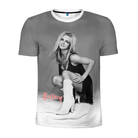 Мужская футболка 3D спортивная с принтом Britney _ , 100% полиэстер с улучшенными характеристиками | приталенный силуэт, круглая горловина, широкие плечи, сужается к линии бедра | baby one more time | britney spears | oops | бритни спирс