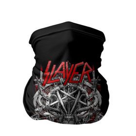 Бандана-труба 3D с принтом Slayer , 100% полиэстер, ткань с особыми свойствами — Activecool | плотность 150‒180 г/м2; хорошо тянется, но сохраняет форму | slayer | группа | гэри холт | керри кинг | метал | музыка | пентаграмма | песни | пол бостаф | рок | слаер | слайер | слеар | слеер | слейр | слеяр | том арайа | трэш | тяжелый | хеви