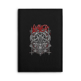 Обложка для автодокументов с принтом Slayer , натуральная кожа |  размер 19,9*13 см; внутри 4 больших “конверта” для документов и один маленький отдел — туда идеально встанут права | Тематика изображения на принте: slayer | группа | гэри холт | керри кинг | метал | музыка | пентаграмма | песни | пол бостаф | рок | слаер | слайер | слеар | слеер | слейр | слеяр | том арайа | трэш | тяжелый | хеви