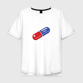 Мужская футболка хлопок Oversize с принтом Good for health , 100% хлопок | свободный крой, круглый ворот, “спинка” длиннее передней части | akira | anime | good for health