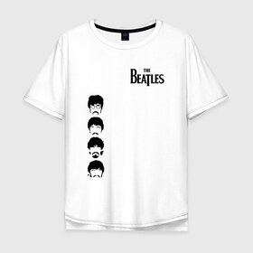 Мужская футболка хлопок Oversize с принтом The Beatles , 100% хлопок | свободный крой, круглый ворот, “спинка” длиннее передней части | beatles | the beatles | бителз | бителс | битлз | битлс | битлы | джон леннон | джордж харрисон | жуки | зе | ливерпульская четвёрка | мерсибит | пол маккартни | поп | ринго старр | рок группа