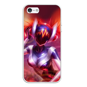 Чехол для iPhone 5/5S матовый с принтом DJ Sona League of Legends , Силикон | Область печати: задняя сторона чехла, без боковых панелей | lol | moba | riot games | воин | лига легенд | маг | поддержка | стратегия | стрелок | танк | чемпион