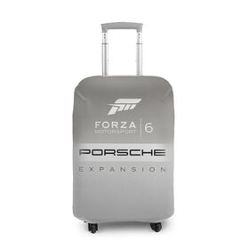 Чехол для чемодана 3D с принтом Forza Motorsport 6 , 86% полиэфир, 14% спандекс | двустороннее нанесение принта, прорези для ручек и колес | gear | top | авангард | вип | гонки | машина | офф | порше | сиквел | сила | скорость | спин